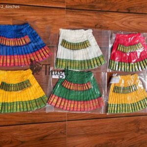 Skirt Vastra for Statues Double Pavadai Style Statues Very Small Skirt Height 6 Inches