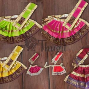 Medium size Devi Idol Pavadai Skirt 7 inches to 11 inches