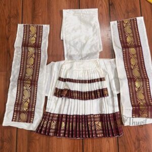 Skirt Vastra for Statues Double Pavadai Style Statues Very Small Skirt 9 Inches