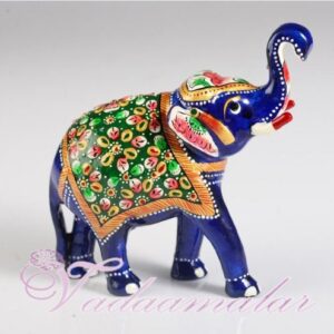 Attractive Meenakari Elephant Doll