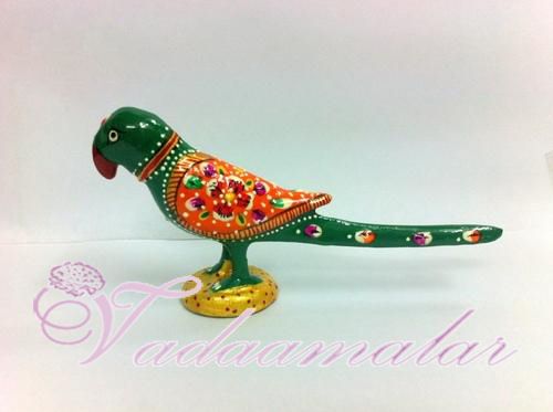 1.8" Beautiful Meenakari Enamel Design Parrot Buy Now