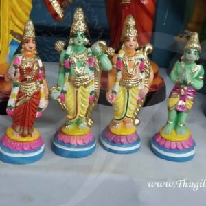Rama Sita Hanuman & Lakshmanan paper mache doll Buy Online