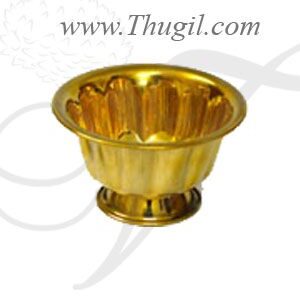 Brass Sandal Wood Paste Bowl chandanakinnam