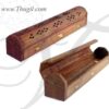 Wooden Hand Crafted Agarbatti Incense Stick Case Stand Holder
