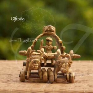 Brass Village Bull Cart 3.5 Inches
