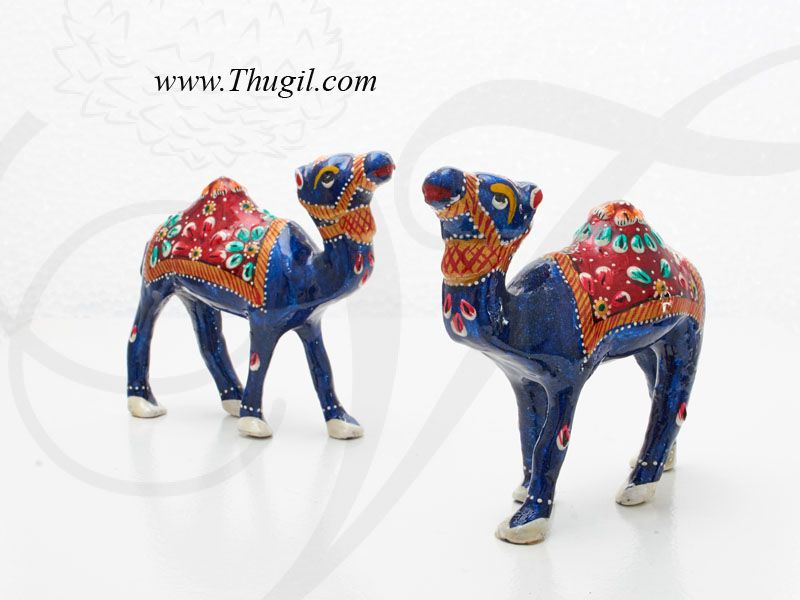 Meenakari Paint Design Camel Statue