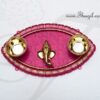 Diwali Navarathri Ganesha Design Pooja Thali Metallic Finish