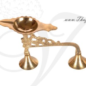 3.2" Brass Aarti Dhoop Single Pooja Arti