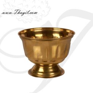 2.6" Brass Sandal Wood Paste Bowl Chandanakinnam