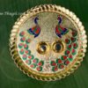 Puja plate kumkum chandhanam holder box Indian India Gift