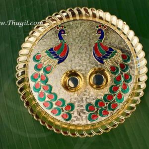 Puja plate kumkum chandhanam holder box Indian India Gift