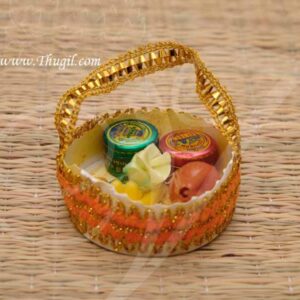 Gift Bag KumKum Turmeric Box Thamboolam Set Buy Now 10 pieces