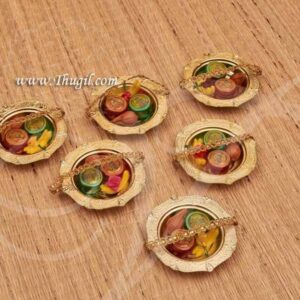 Gift Plate KumKum Turmeric Set Thamboolam Bag Function Buy Now 10 pieces