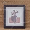 Bharatanatyam Kuchipudi Dancer Wall Hanging Ideal Gift 10 x 9 Inches