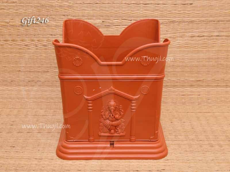 Thulasi Maadam Sturdy Plastic Tulsi Pot - 8 Inches