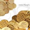 Gold Coins (plated) for Kubera Puja pooja Goddess Kubera Buy Now 108 coins