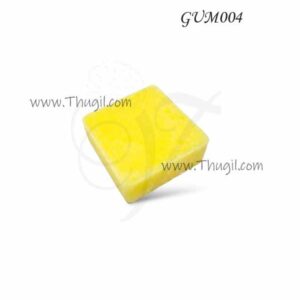 Gum Wax Adhesive Yellow Colour To Stick Jewellry On Statues Idols 4 pieces