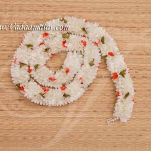 White Kathambam Flowers Festival Decoration 1m