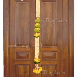 Jasmine and Lotus Design Garland Door Decoration Synthetic Flowers - 1 meter
