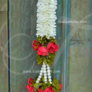 Hand Made Rose Hanging Indian Style 12 inches, 3 pieces