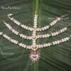 Multi Colour Stones 3 Step Head Set Maang Tikka Cutti Indian Goddess Decorations