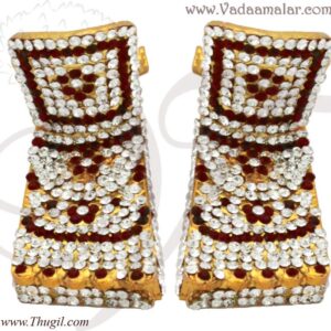Deity Feet Decoration Paatham Gods and Goddesses Temple Ornaments Buy Online