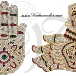 Kati Hastam and Varada Hastam Vishnu Balaji Temple Jewelry 7.5 inches