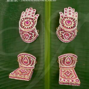 Hastham and Paatham Deity Vigraha Palm Feet Decoration Temple Ornaments Buy Online