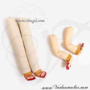 Hand and Legs for Goddess Lakshmi VaraLaksmi Doll Decoration Shop Online 9"