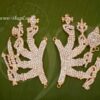 Devi Alankaram Hand With Weapons Hastham Goddesses Durga Temple Ornaments Buy Now 4 inches