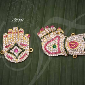 Swami alankaram Hastham Gods and Goddesses Temple Jewelry Ornaments 2 Inches