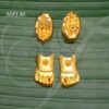 Hastham and Patham Deity Idol Palm Feet Decoration Gold Plated 1 inches