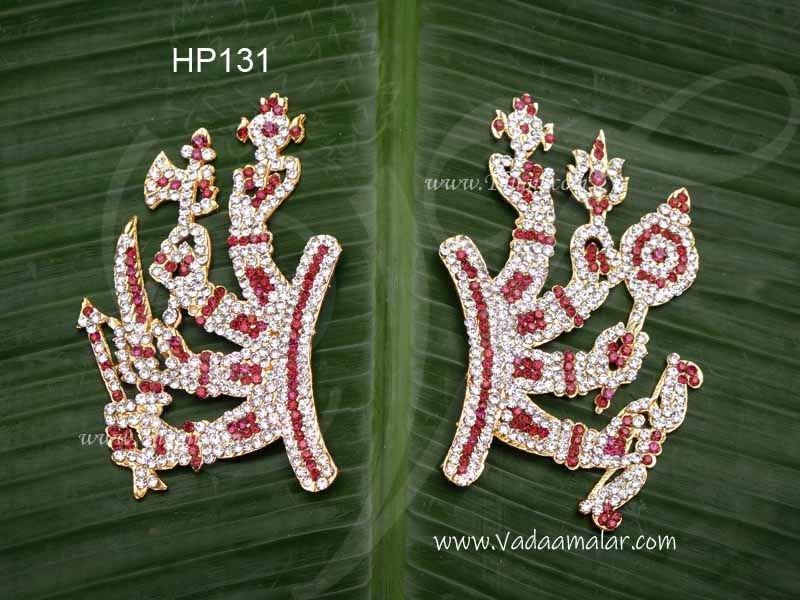 8 Hands Devi Alankaram Hastha With Weapons Durga Laskhmi 5.5 inches