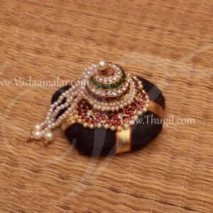 Andal Kondai Side Braid Knot Bharatanatyam Wedding Makeup Buy Now