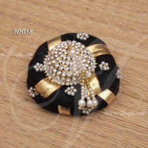 Andal Kondai Side Braid Knot Deity Decoration Wedding Makeup