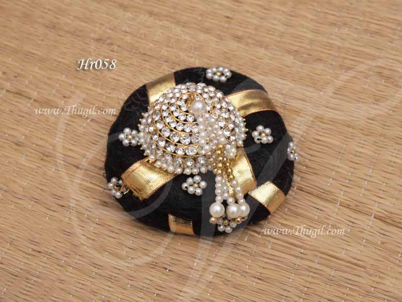 Andal Kondai Side Braid Knot Deity Decoration Wedding Makeup