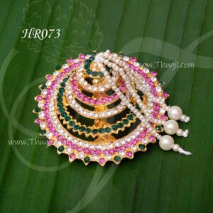 Hair Jewellery for Andal Kondai Vara Lakshmi Idol Decorations 2 inches