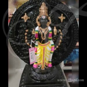 Chakkarathazhwar Statue in Paper Mache Gollu Dolls Sudarshana Chakra 19 inches