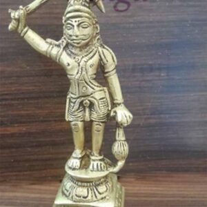 Madurai Veeran Brass Statue Great Warrior Of South India Figurine