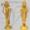 3.3'' Brass Hanuman Statue available Anjaneyar Idol Buy