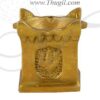 2 " Brass Diya,Oil lamp,in Tulasi Stand