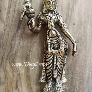 2.4 inches Goddess Meenakshi Statue of Brass Buy Online