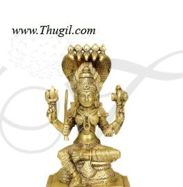 Karumariyaman Mariamman South Indian Goddess Brass Idol 6"