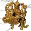 Goddess Durga Devi Hindu Religious Brass Statue