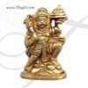 2.5" Lord Hanuman Statue Figurine Brass Anjaneya Sculpture Buy Now