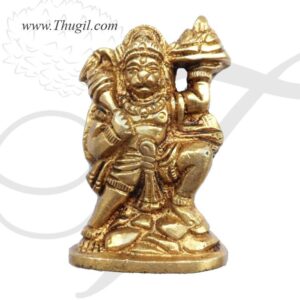 2.5" Lord Hanuman Statue Figurine Brass Anjaneya Sculpture Buy Now