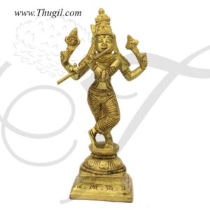 Lord Krishna Brass Statue