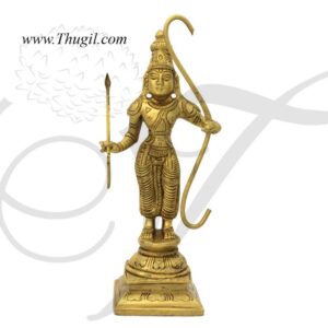 Brass Rama Statue With Bow And Arrow Buy Online 5 inches