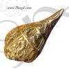 5" Ganesha Ornamental Brass Conch Shankh Sanku