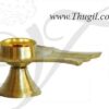 3.8" long Shiva Linga on Brass Stand